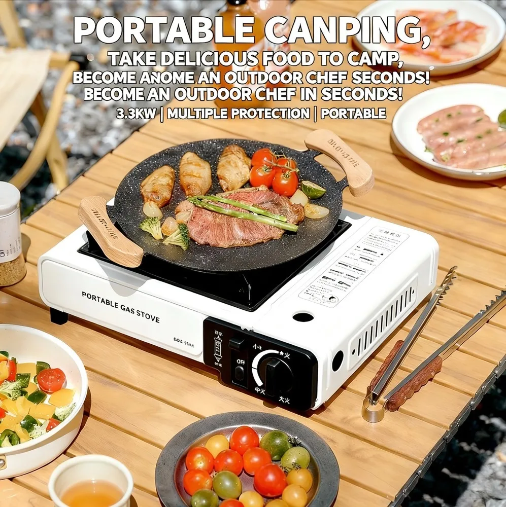 Camping Cooking Windshield - Przenośna kuchenka gazowa do użytku na