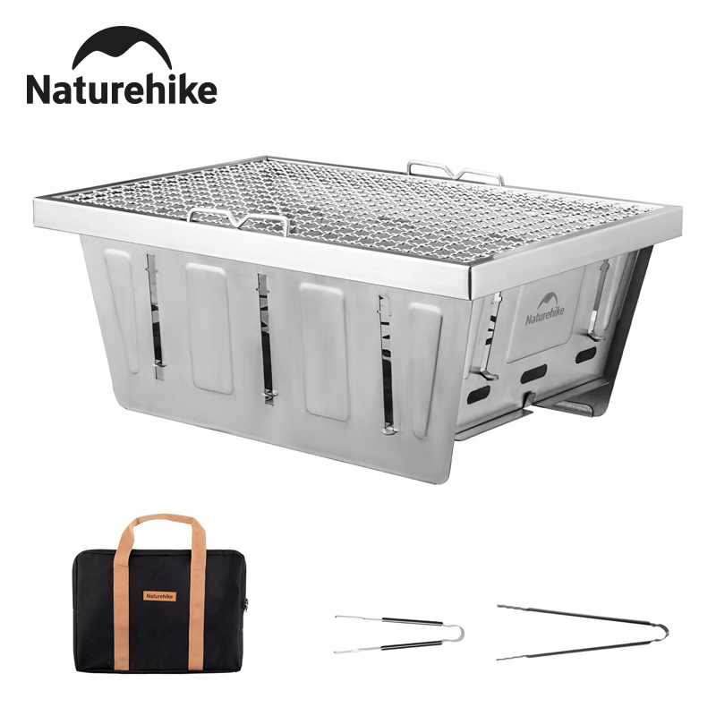 Camping Cooking Windshield - Grill węglowy Naturehike do stołu IGT,