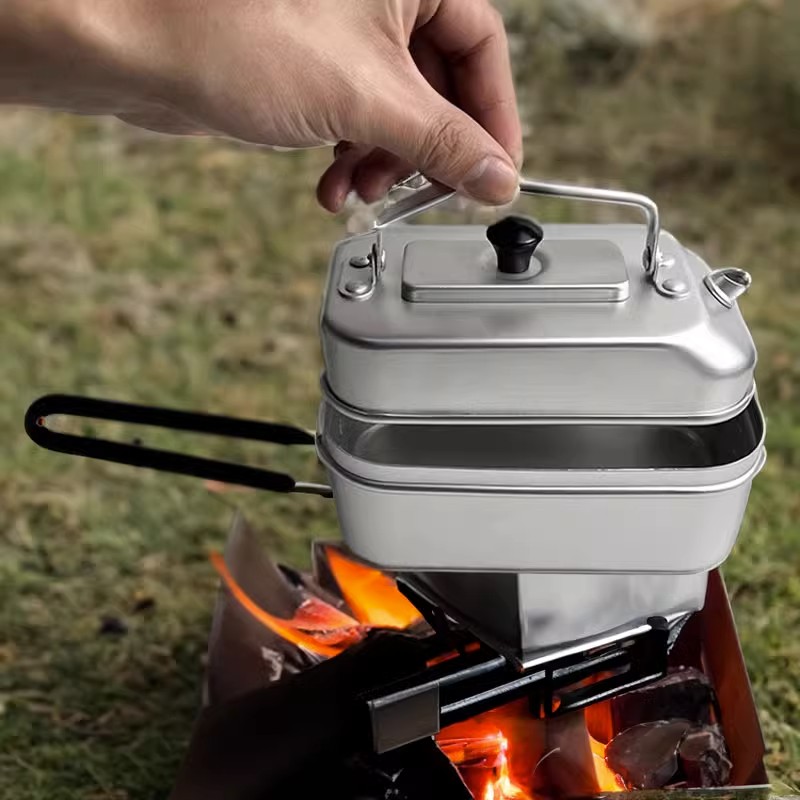Camping Cooking Ware - Ultralekki przenośny piknikowy czajnik turystyczny do