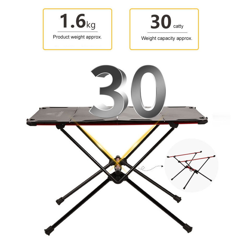 Camping Cooking Table - Składany stolik kempingowy, lekki, aluminiowy, wielofunkcyjny