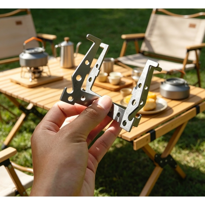 Camping Cooking Equipment Gas - 1 szt./zestaw Rozkładana Podstawa Pod Kuchenkę