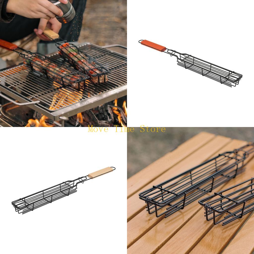Camping Cooking Vegetables - Stojak na grille z siatki żelaznej