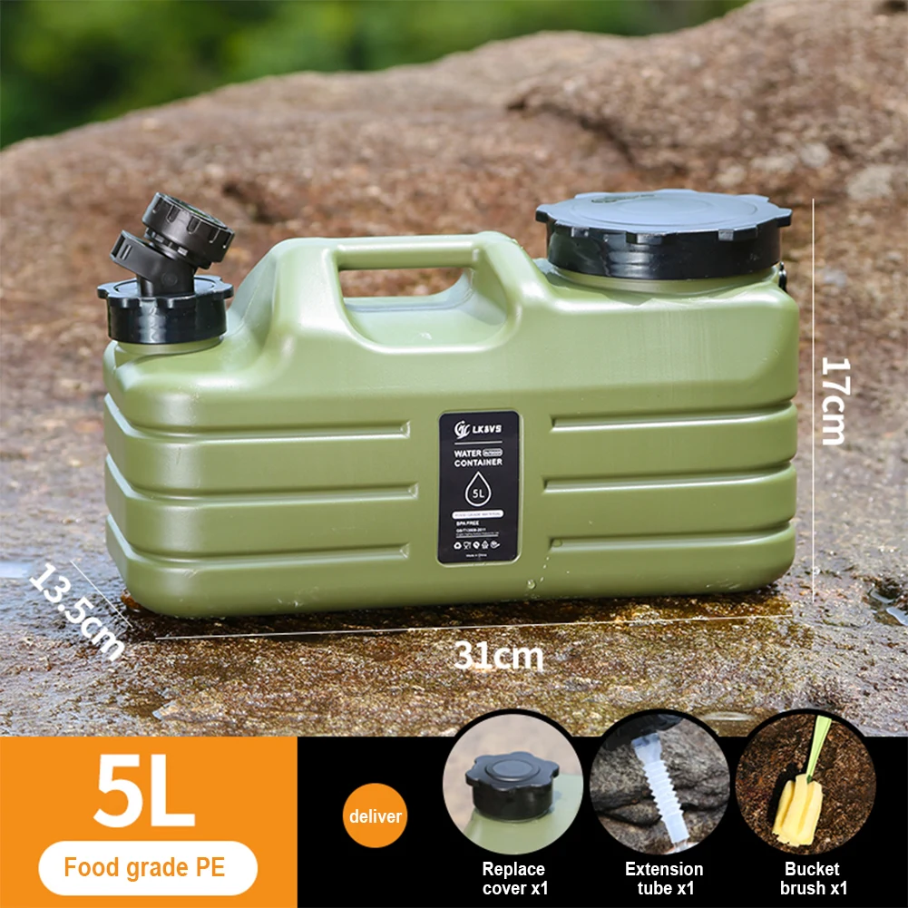 Camping Cooking And Drinking - 5L Pojemnik na wodę kempingowy Duża
