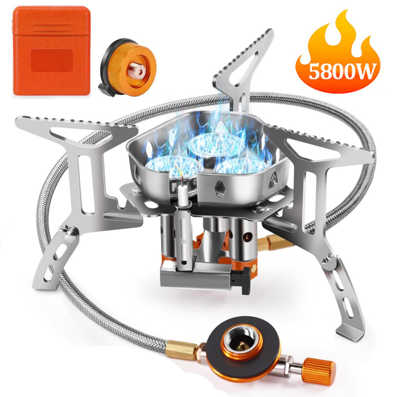 Camping Cooking Windshield - Kuchenka gazowa kempingowa o dużej mocy