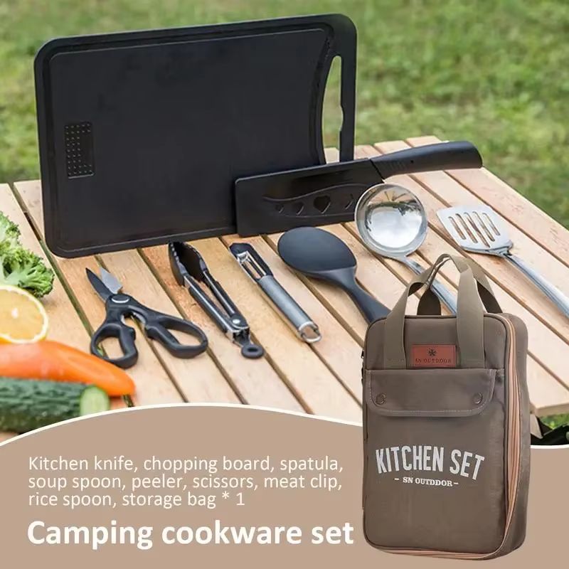 8-częściowy zestaw naczyń kuch – Camping Cooking Ware recenzja i cena