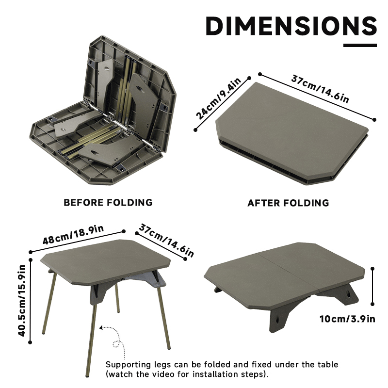 WESTTUNE Outdoor Camping Table – Camping Cooking Table recenzja i cena