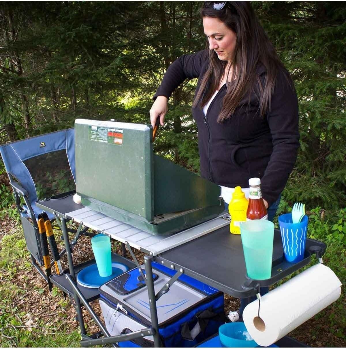 Składany, przenośny stół kempi – Camping Cooking Table recenzja i cena