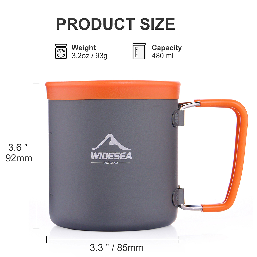 Widesea Camping kubek aluminio – Camping Cooking And Drinking recenzja i cena