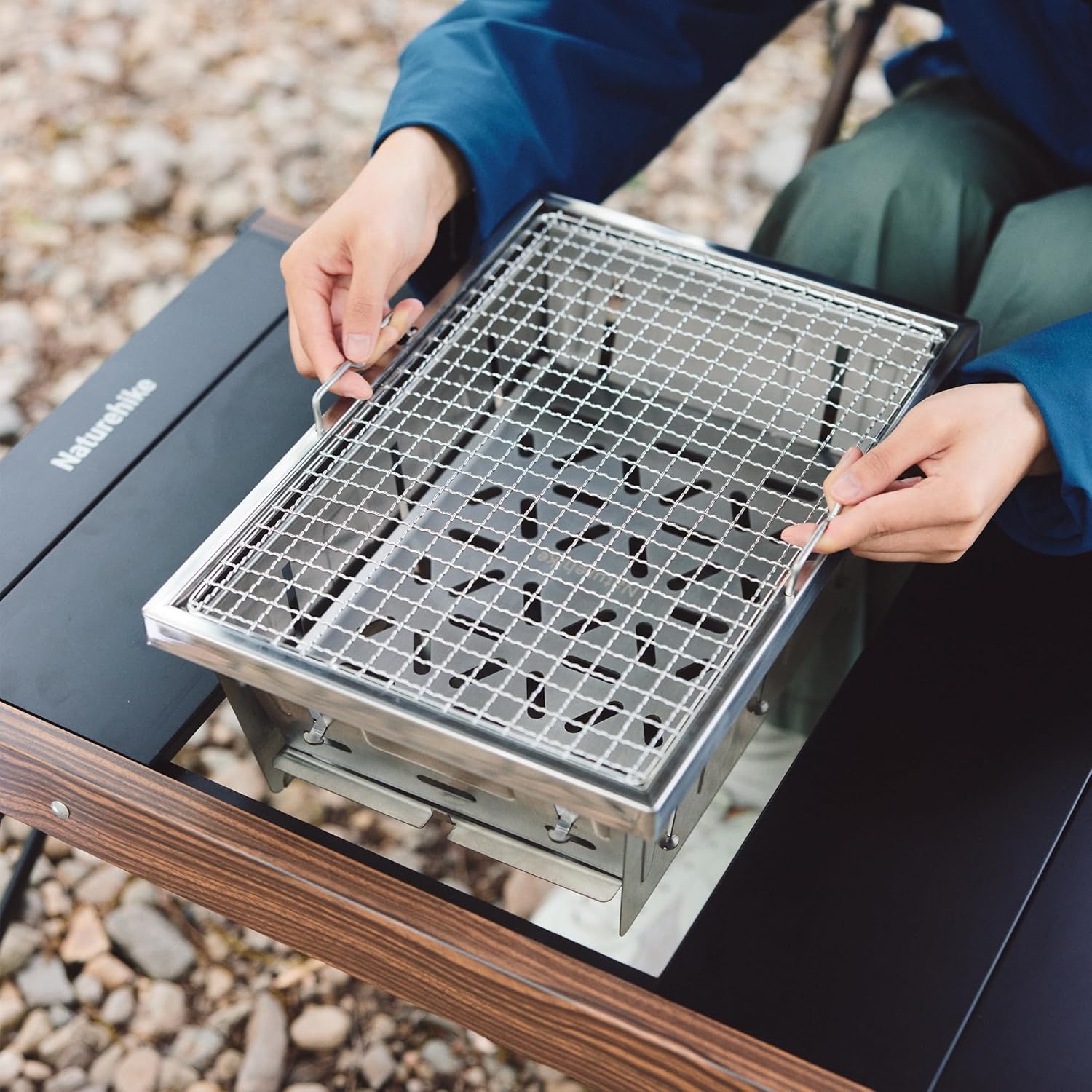 Grill węglowy Naturehike do st – Camping Cooking Windshield recenzja i cena