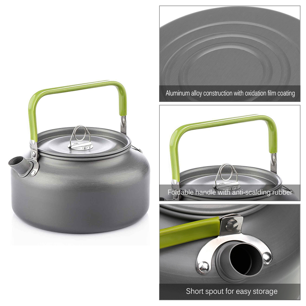Przenośny czajnik wodny na zew – Camping Cooking Set 2 Person recenzja i cena