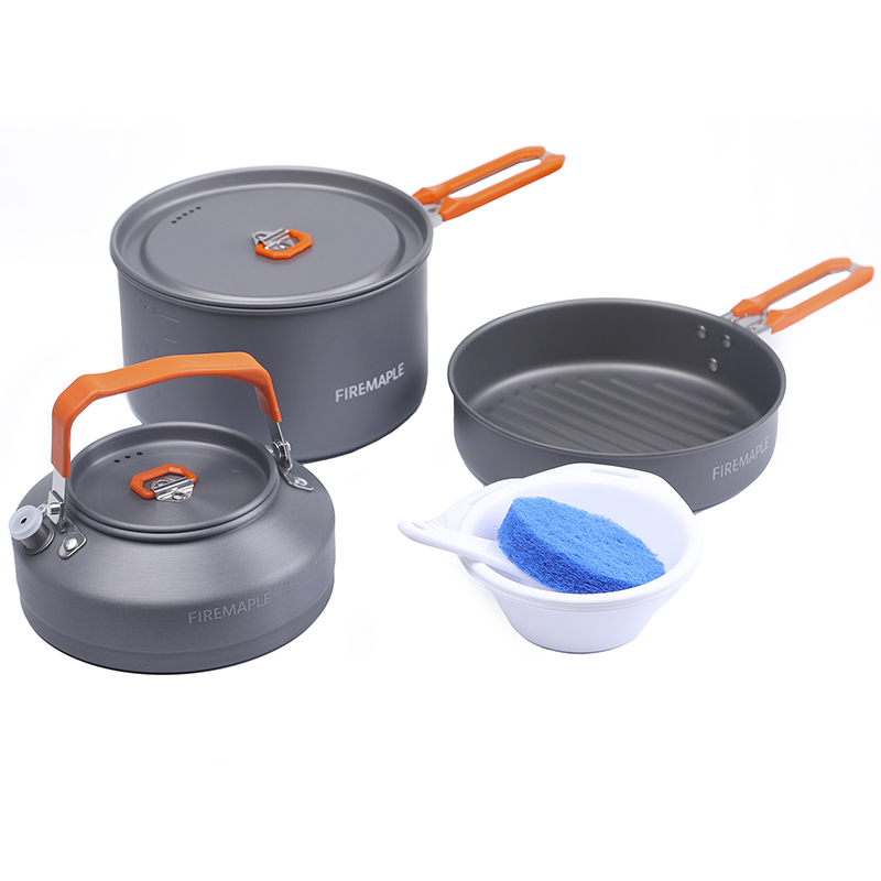 Zestaw sztućców Fire Maple dla – Camping Cooking Set 2 Person recenzja i cena