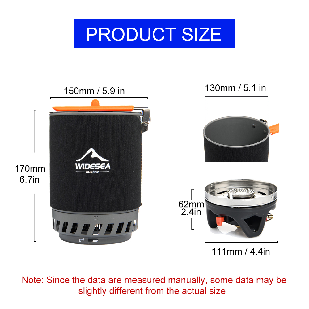 Widesea Camping Cooking System – Camping Cooking Set 2 Person recenzja i cena