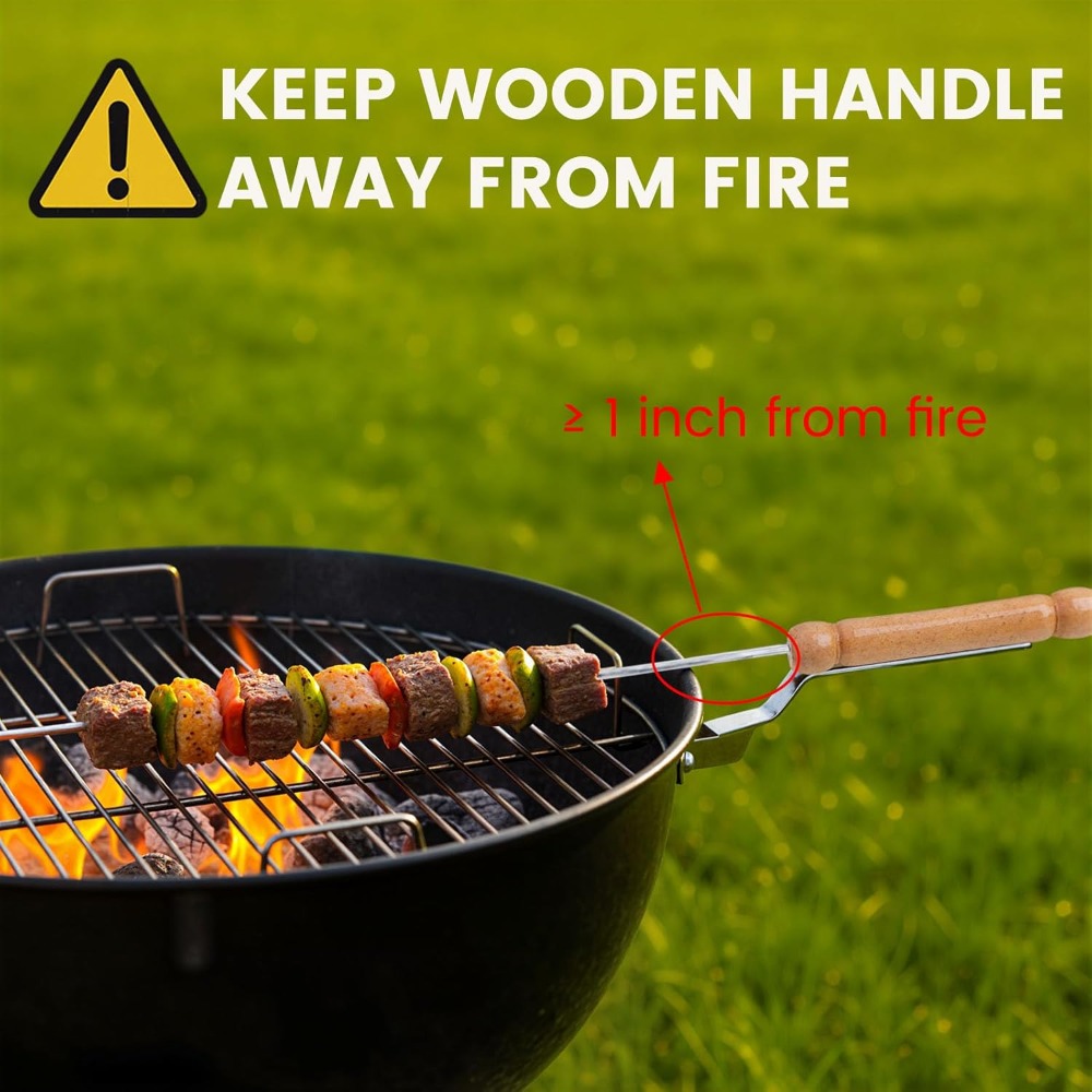 Wielorazowe szpikulce do grill – Camping Cooking Vegetables recenzja i cena