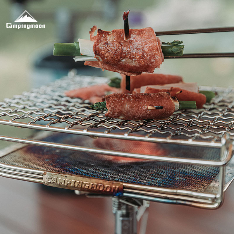 CAMPINGMOON Składana siatka do – Camping Cooking Equipment Gas recenzja i cena