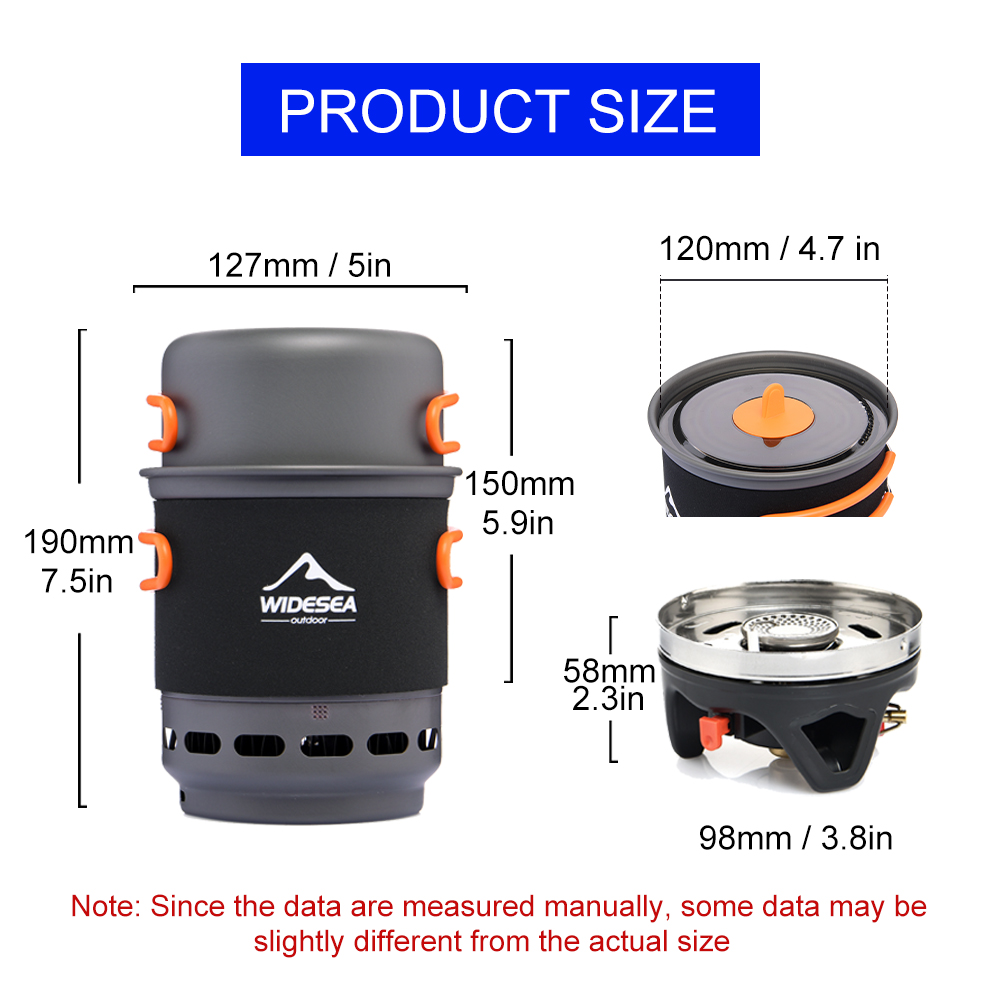Zestaw do gotowania na kemping – Camping Cooking Set 2 Person recenzja i cena