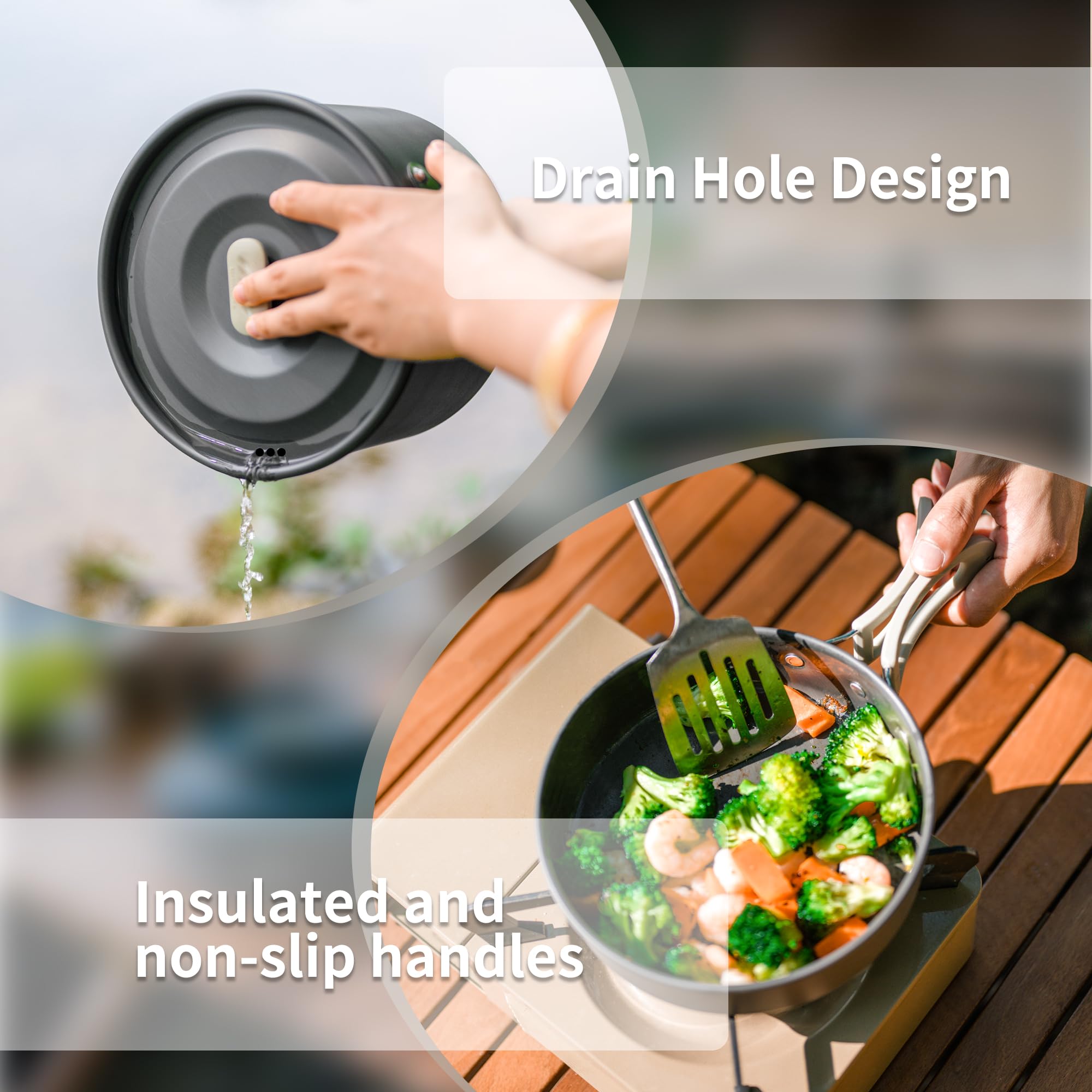 Naturehike Zestaw naczyń kempi – Camping Cooking Pot Large recenzja i cena