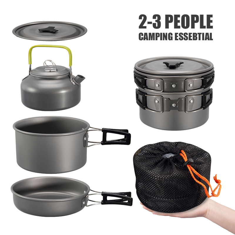 WESTTUNE Zestaw naczyń kemping – Camping Cooking Ware recenzja i cena