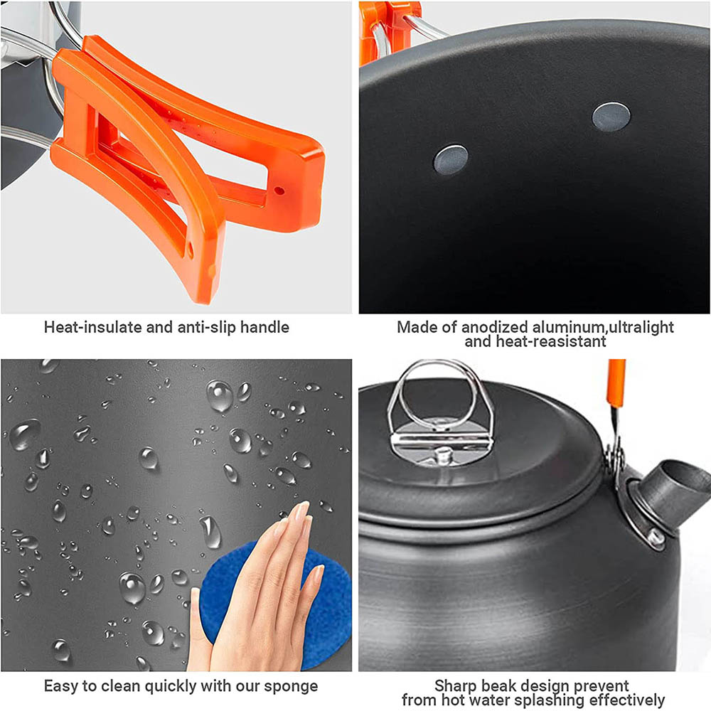 1 sztuk/1 zestaw zestaw naczyń – Camping Cooking Ware recenzja i cena
