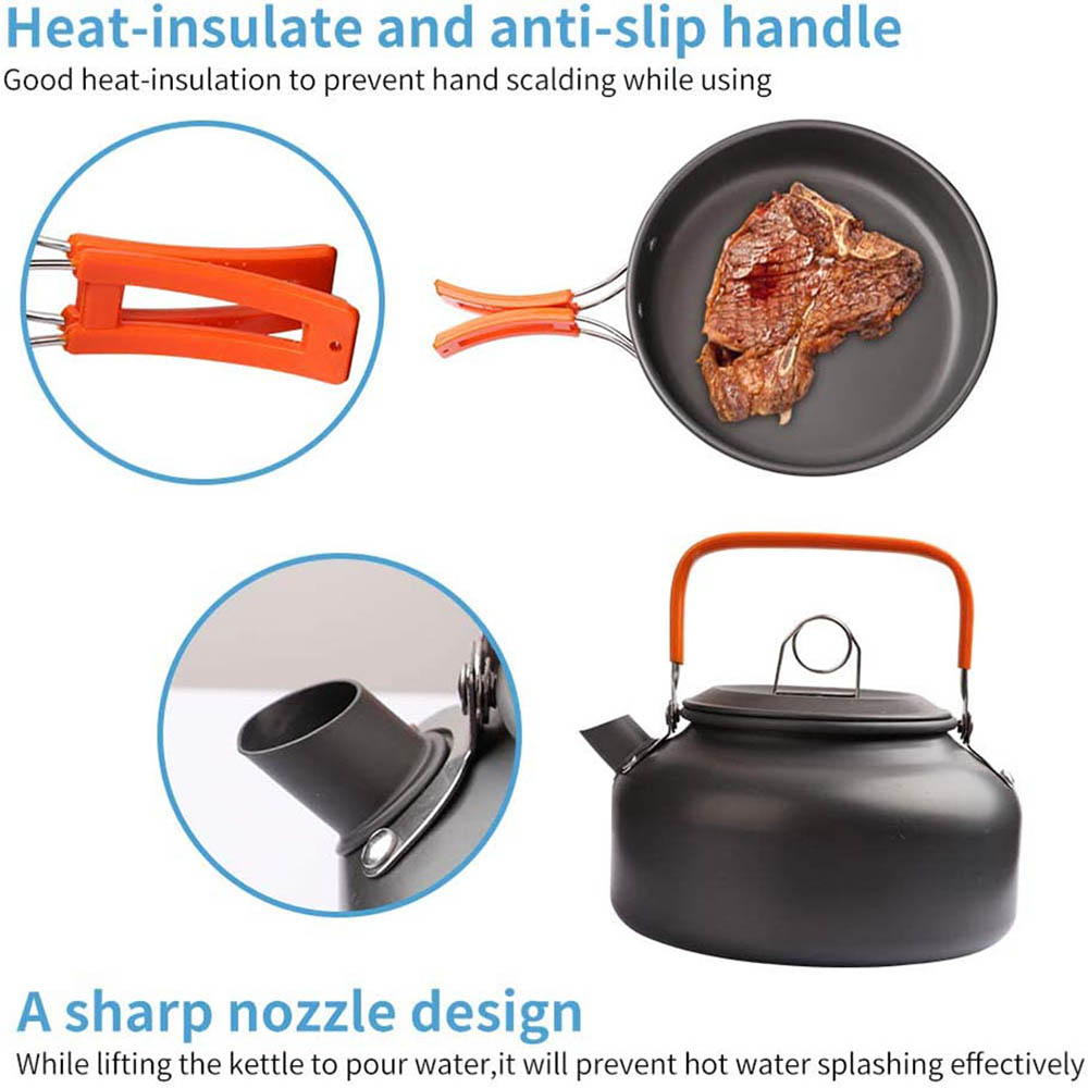 1 sztuk/1 zestaw zestaw naczyń – Camping Cooking Ware recenzja i cena