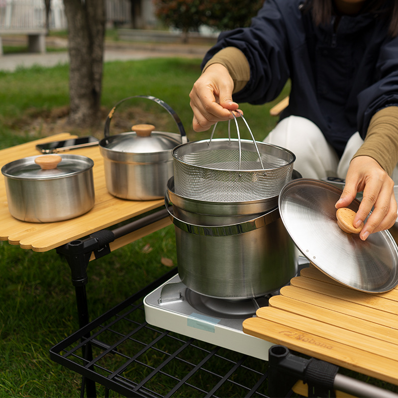 NOBANA najnowszy zestaw garnkó – Camping Cooking Ware recenzja i cena