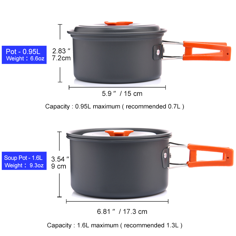 Widesea Camping Outdoor Cookwa – Camping Cooking Ware recenzja i cena