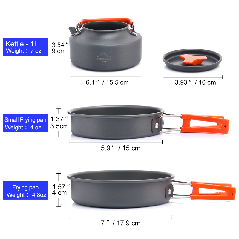 Widesea Camping Outdoor Cookwa – Camping Cooking Ware recenzja i cena