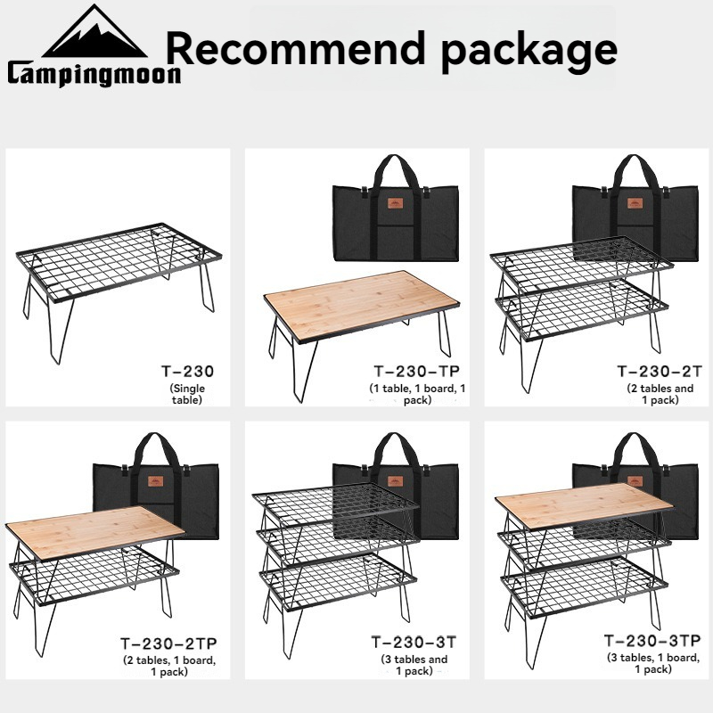 CAMPINGMOON T-230 Przenośny, w – Camping Cooking Table recenzja i cena