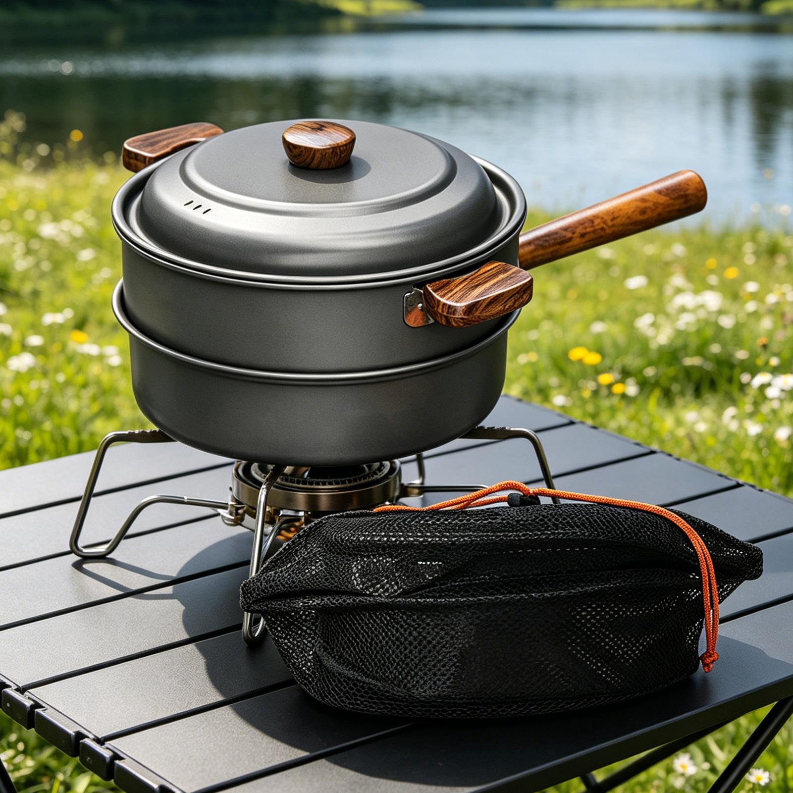 Przenośny garnek kempingowy, d – Camping Cooking Pot Large recenzja i cena