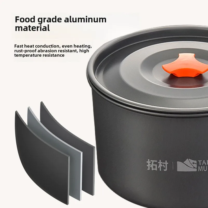 Zestaw naczyń kempingowych do  – Camping Cooking Ware recenzja i cena