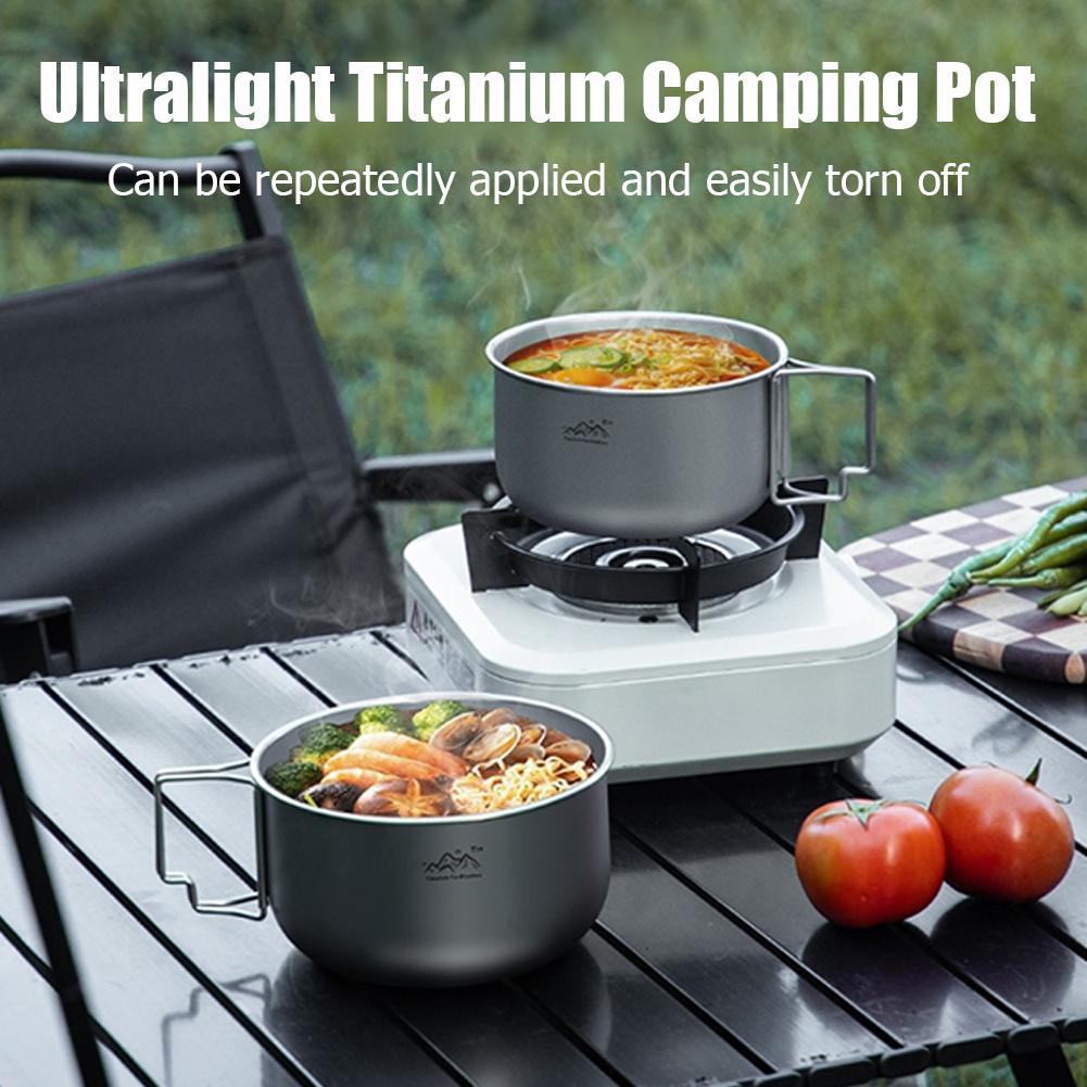 Ultralekkie tytanowe naczynia  – Camping Cooking Ware recenzja i cena