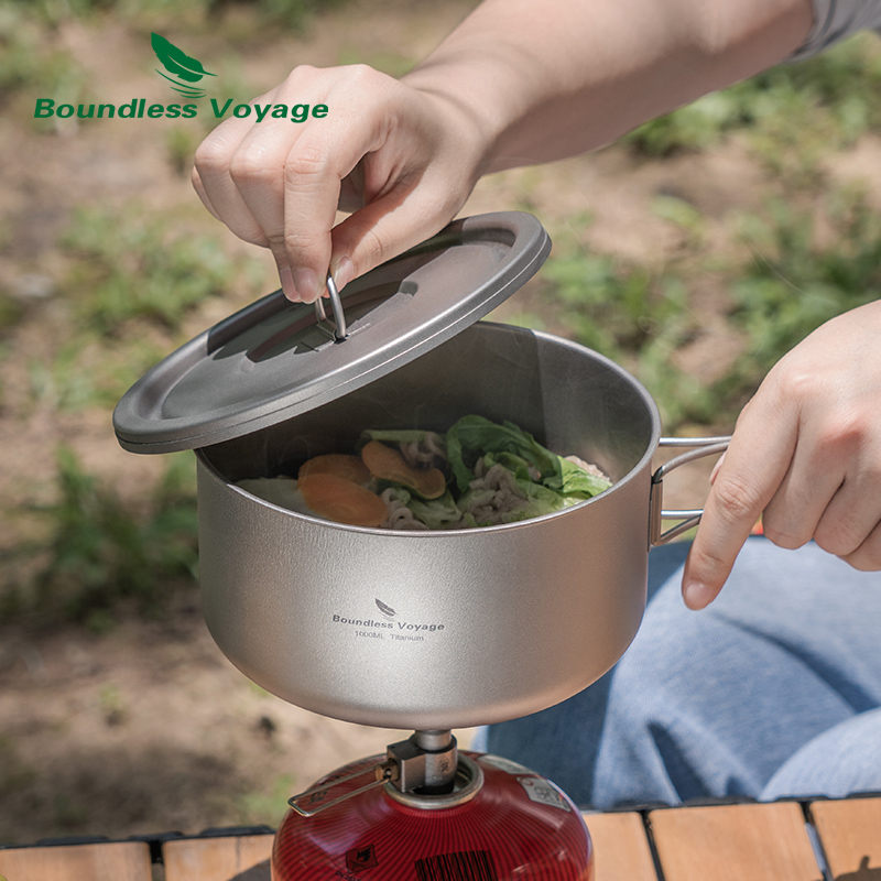 Boundless Voyage Tytanowy garn – Camping Cooking Ware recenzja i cena