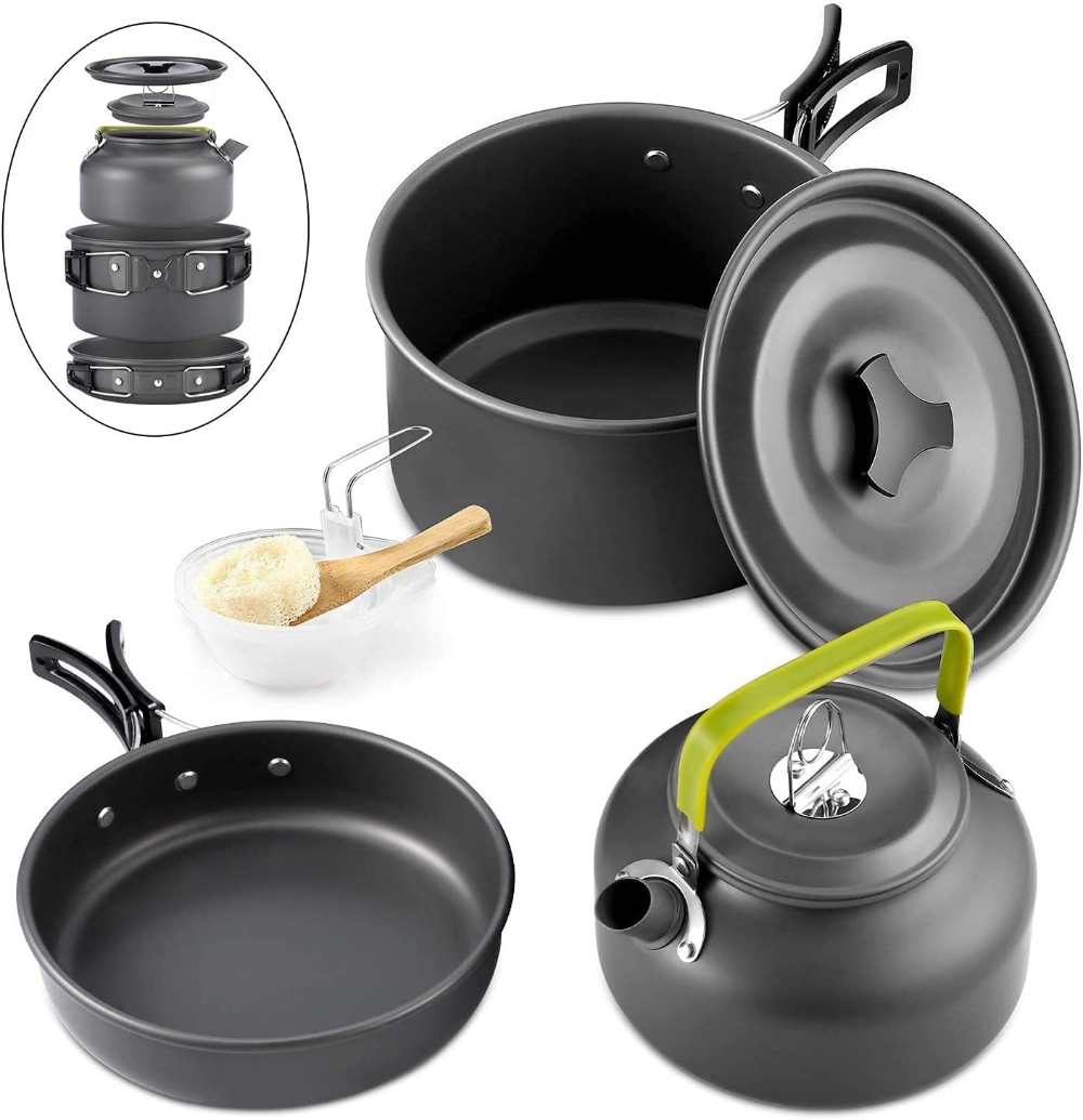 Zestaw naczyń kempingowych na  – Camping Cooking Set 2 Person recenzja i cena